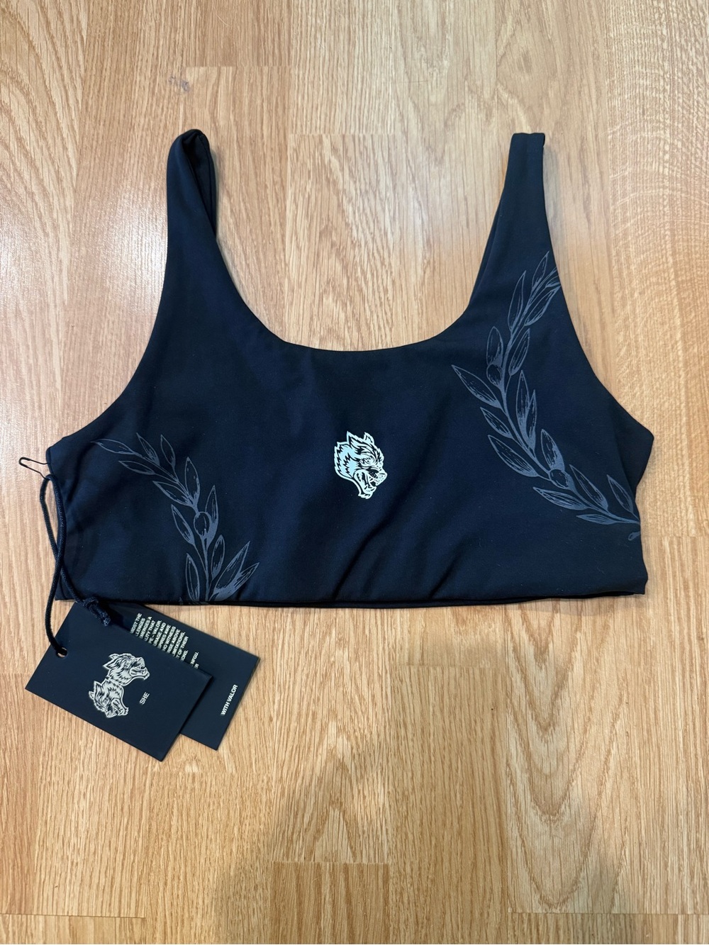 NWT Darc Sport Single Crown Soto Energy Sports Bra Black Small
